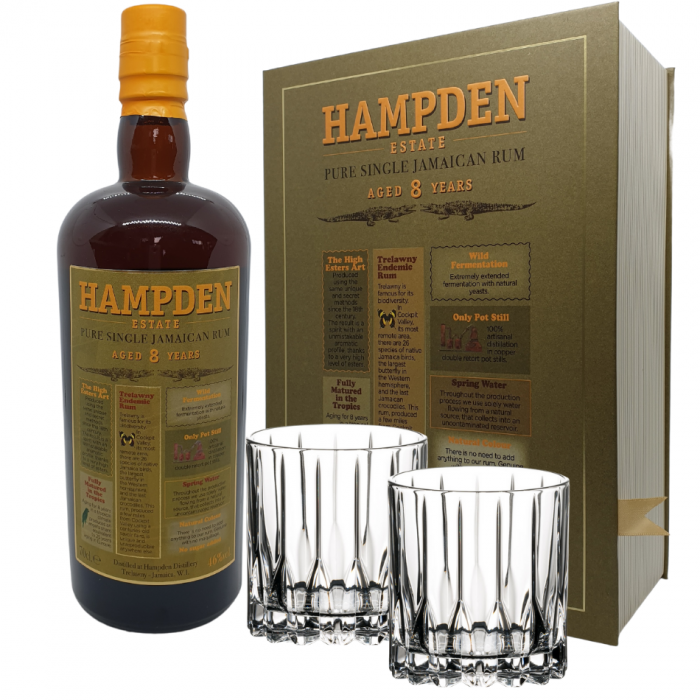 hampden 8 yo sa čašama